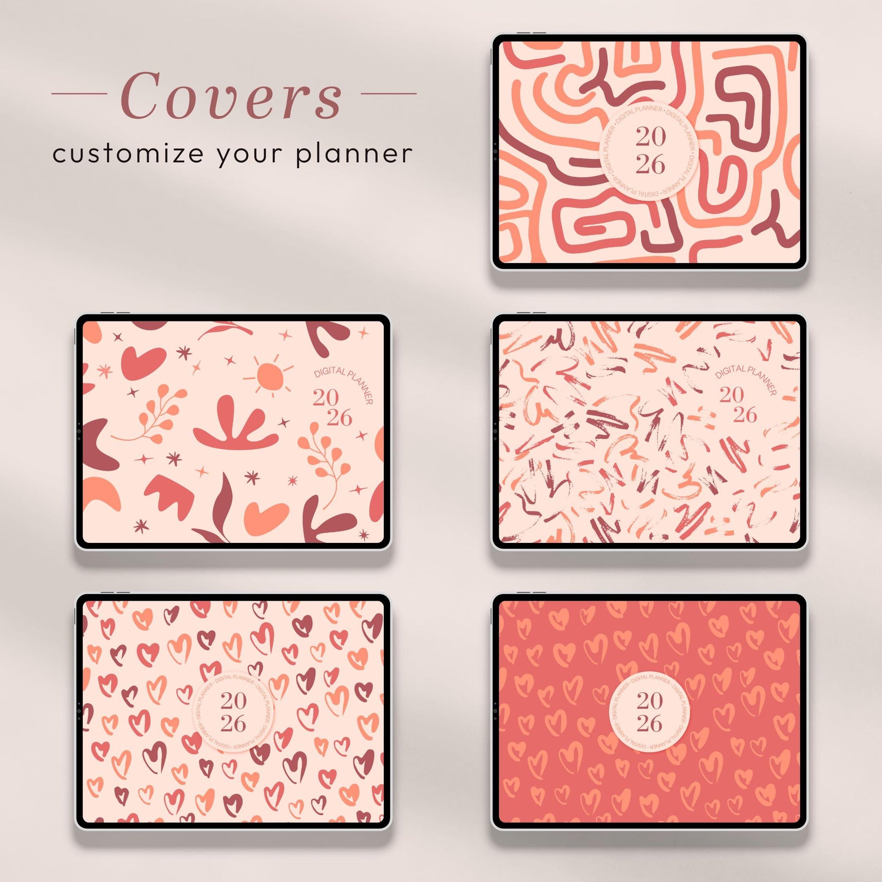 2026 Digital Planner Landscape for iPad, Hyperlinked PDF for GoodNotes & Notabil - image 10